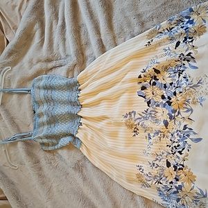 Floral , (Sm), Cream